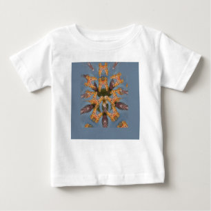Kaleidoskop Giraffe Mandala: Abstrakte Safari Art Baby T-shirt