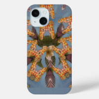 Kaleidoskop Giraffe Mandala: Abstrakte Safari Art