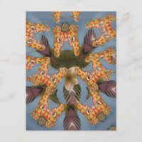 Kaleidoskop Giraffe Mandala: Abstrakte Safari Art