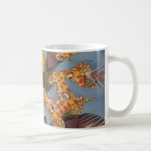 Kaleidoskop Giraffe Mandala: Abstrakte Safari Art Tasse