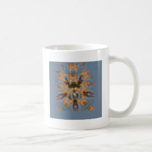 Kaleidoskop Giraffe Mandala: Abstrakte Safari Art Tasse