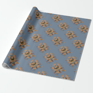 Kaleidoskop-Giraffen-Mandala: Abstrakte Safari-Kun Geschenkpapier