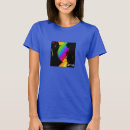 Kaleidoskop Girl: Dunkle Crew T-Shirt