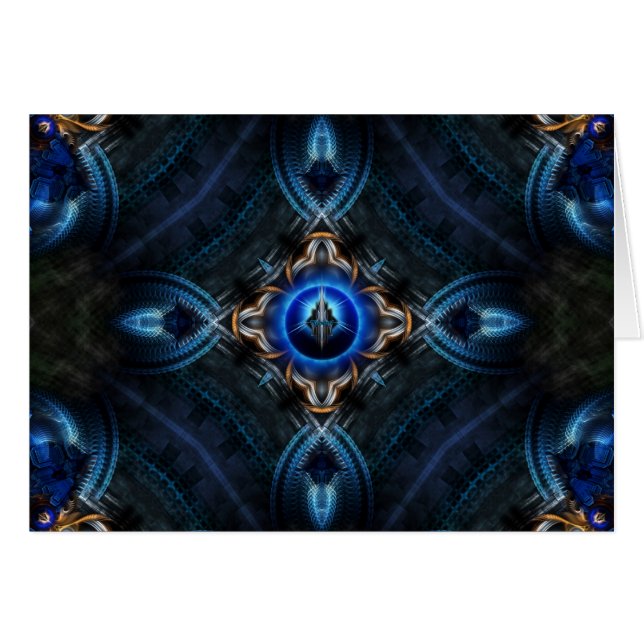 Kaleidoskop Golden Blue (Vorderseite (Horizontal))