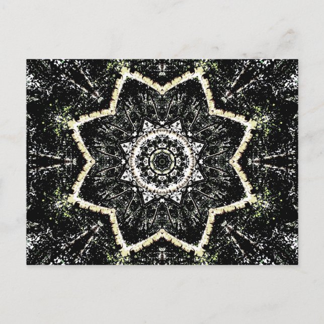 Kaleidoskop Gothic Postkarte (Vorderseite)
