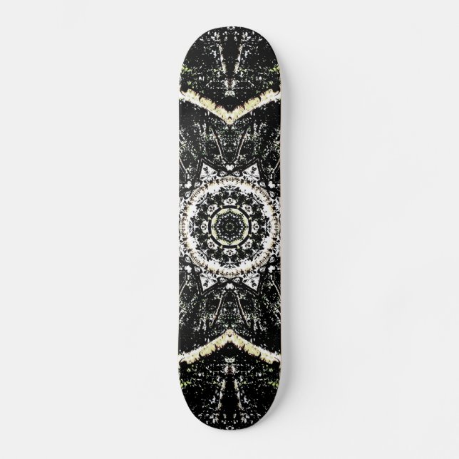 Kaleidoskop Gothic Skateboard (Vorderseite)