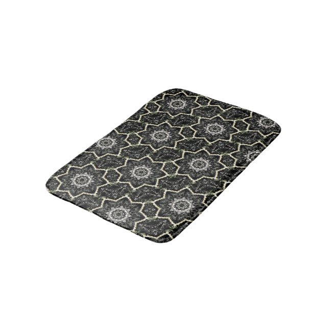 Kaleidoskop Gothic Small HB diag Badematte (Schrägansicht)