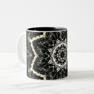 Kaleidoskop Gothic Zweifarbige Tasse