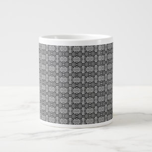 Kaleidoskop grau Jumbo-Tasse