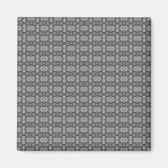 Kaleidoskop grau magnet (Vorne)