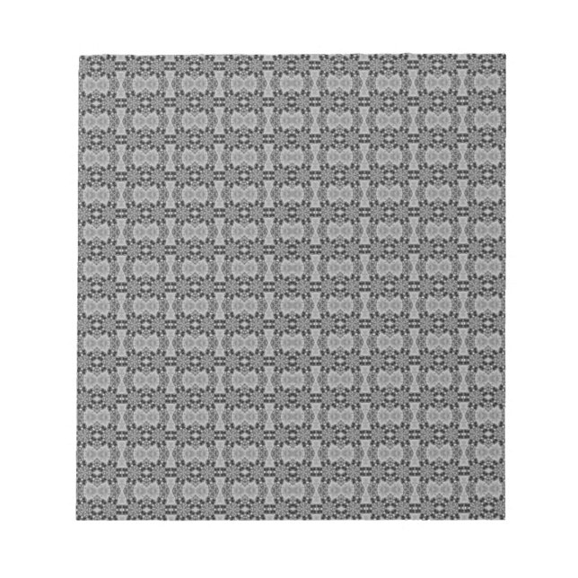Kaleidoskop grau notizblock (Vorderseite)
