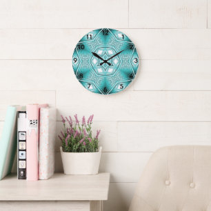 Kaleidoskop Große Wanduhr