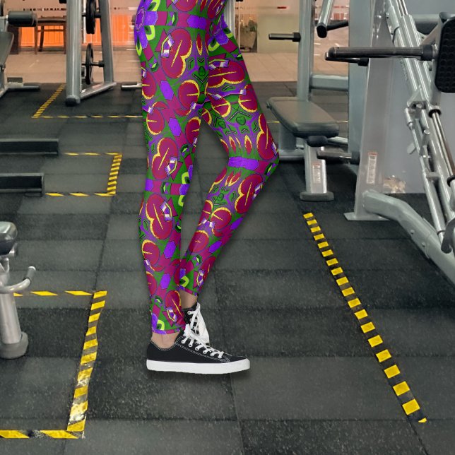 Kaleidoskop-Hearts painting kaleidoskop Leggings (Von Creator hochgeladen)