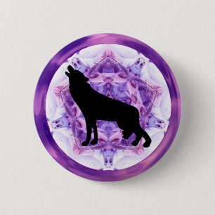 Kaleidoskop-Heulenwolf Button