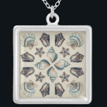 Kaleidoskop I Versilberte Kette<br><div class="desc">Meeresleben</div>