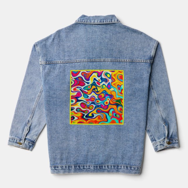 Kaleidoskop Jeansjacke (Rückseite)
