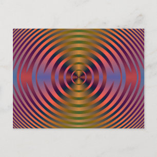 Kaleidoskop Jewel Tones Postcard Postkarte