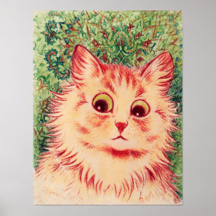 Kaleidoskop-Katze, Louis Wain Poster