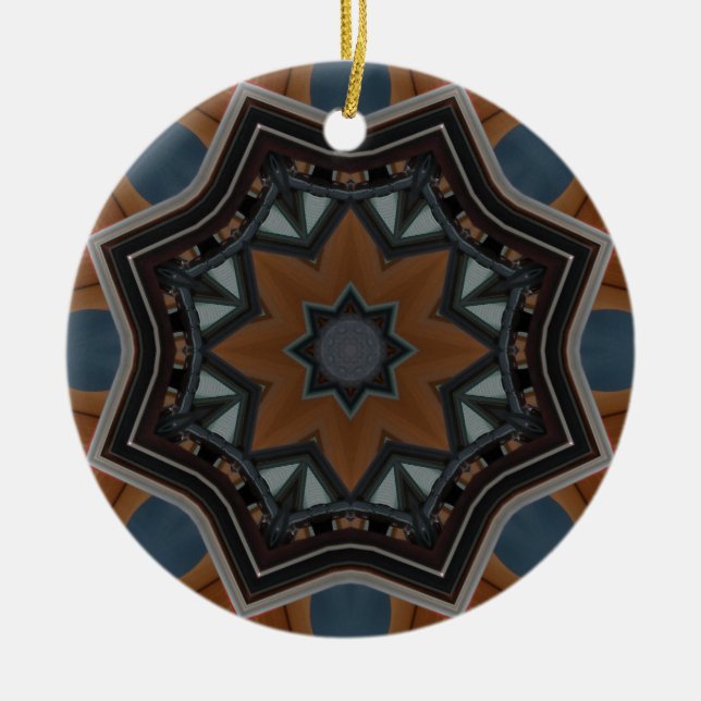 Kaleidoskop Keramikornament (Vorne)