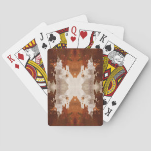Kaleidoskop-Kuhmuster Spielkarten
