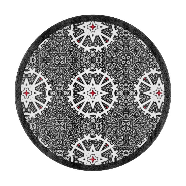 Kaleidoskop-Kunst achtzehn des sechzehnten Bandes Schneidebrett (Vorderseite)