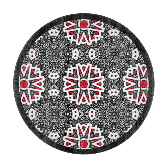 Kaleidoskop-Kunst neun des sechzehnten Bandes Schneidebrett (Vorderseite)