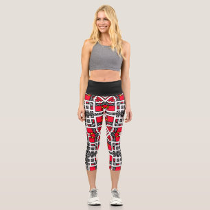 Kaleidoskop-Kunst sechzehn Capri Leggings