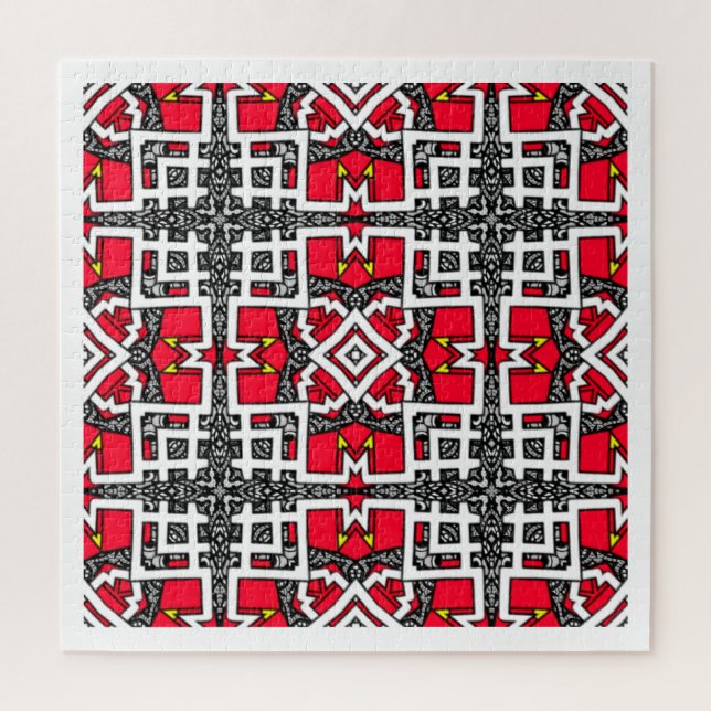 Kaleidoskop-Kunst sechzehn Puzzle (Vertikal)