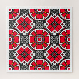 Kaleidoskop-Kunst sieben von Band sechzehn Puzzle