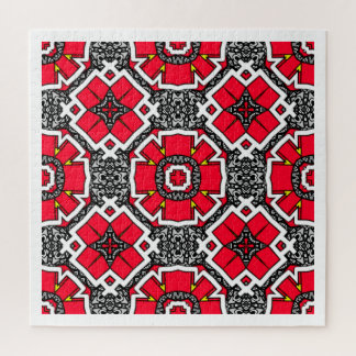 Kaleidoskop-Kunst sieben von Band sechzehn Puzzle