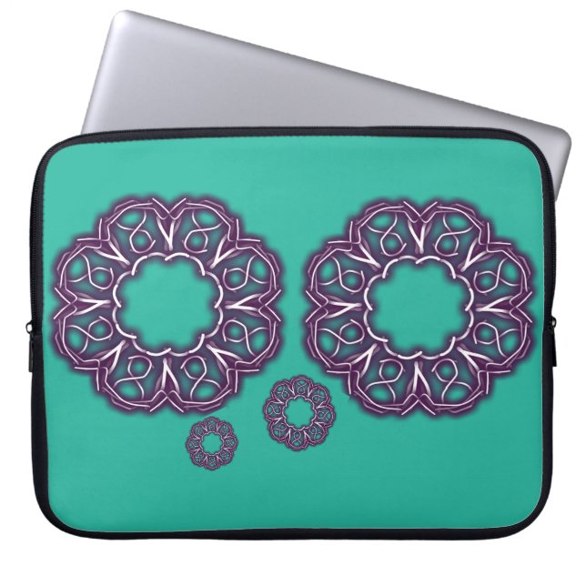 Kaleidoskop Laptopschutzhülle (Vorderseite)