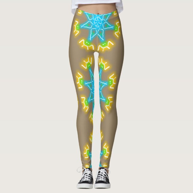 Kaleidoskop Leggings (Vorderseite)