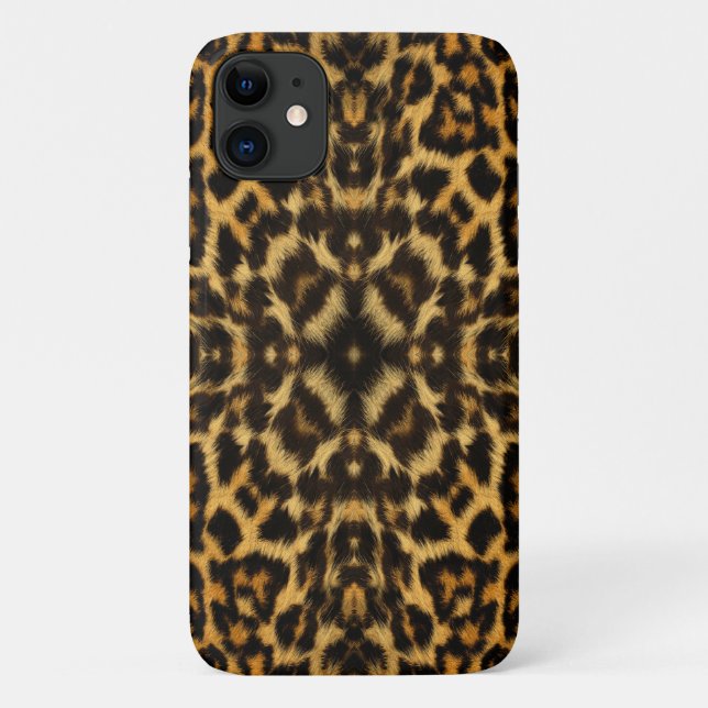 Kaleidoskop Leopard Fur Muster Case-Mate iPhone Hülle (Rückseite)
