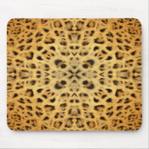 Kaleidoskop Leopard Fur Muster Mousepad
