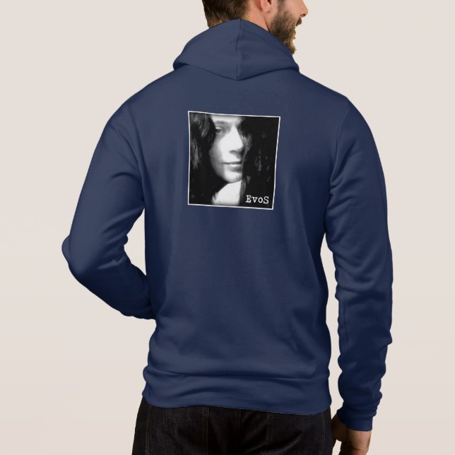 Kaleidoskop Mädchen: Front Zipper Hoodie (Rückseite)