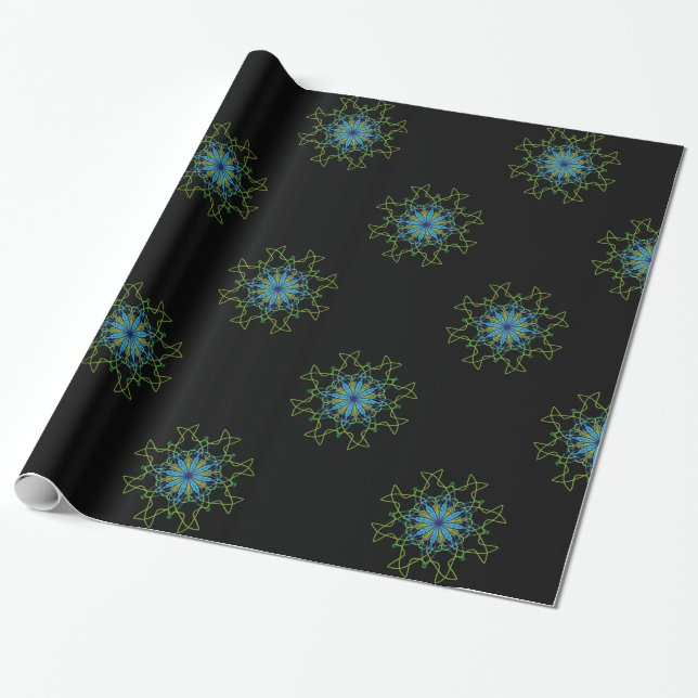 Kaleidoskop Mandala Art Gift Wrapping Paper 2 Geschenkpapier (Ungerollt)