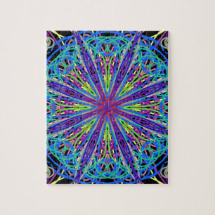 Kaleidoskop Mandala Art Joyful Colors Puzzle