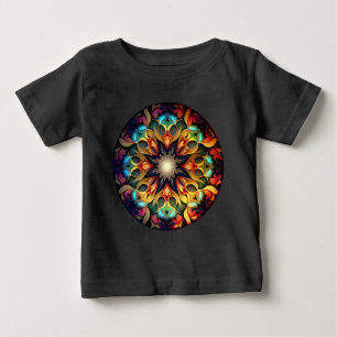 Kaleidoskop Mandala Blume Design-23091 Baby T-shirt