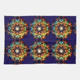 Kaleidoskop Mandala Blume Design-23091 Geschirrtuch