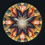 Kaleidoskop Mandala Blume Design-23091 Große Wanduhr<br><div class="desc">Kaleidoskop Mandala Blume Design-23091</div>