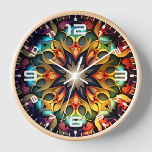Kaleidoskop Mandala Blume Design-23091 Uhr