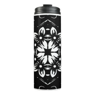 Kaleidoskop-Mandala-Kunst Thermosbecher