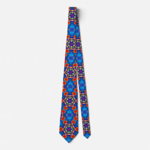 Kaleidoskop mehrfarbige Ölfarbe Krawatte
