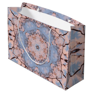 Kaleidoskop Morning Blue & Frost Pink Große Geschenktüte