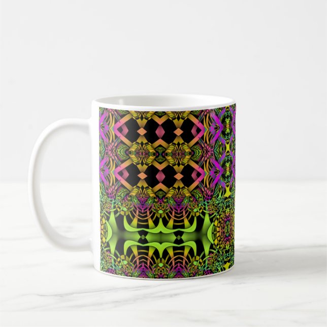 Kaleidoskop Mosaik IV + Ihre Ideen Tasse (Links)