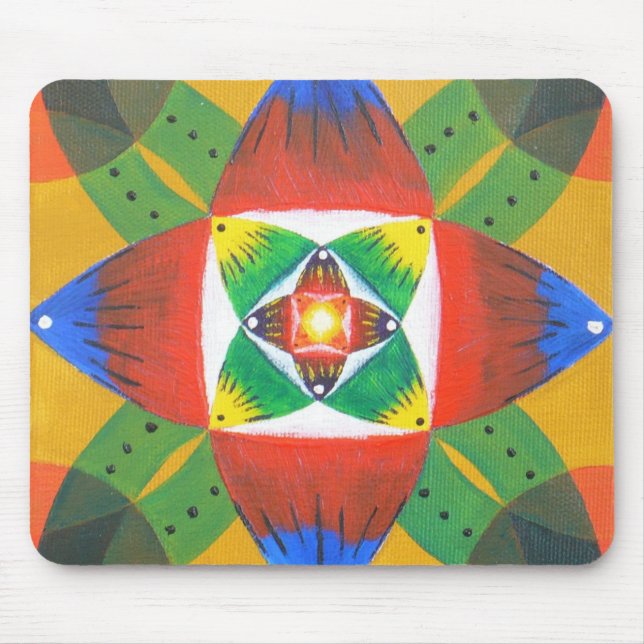 Kaleidoskop Mousepad (Vorne)