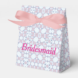 Kaleidoskop-Muster in Rosa und Blau Geschenkschachtel