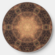 Kaleidoskop Orange Schwarzer Hintergrund