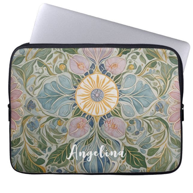 Kaleidoskop Personalisiert Laptopschutzhülle (Vorderseite)