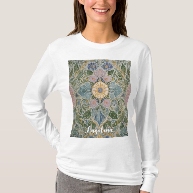 Kaleidoskop Personalisiert T-Shirt (Vorderseite)